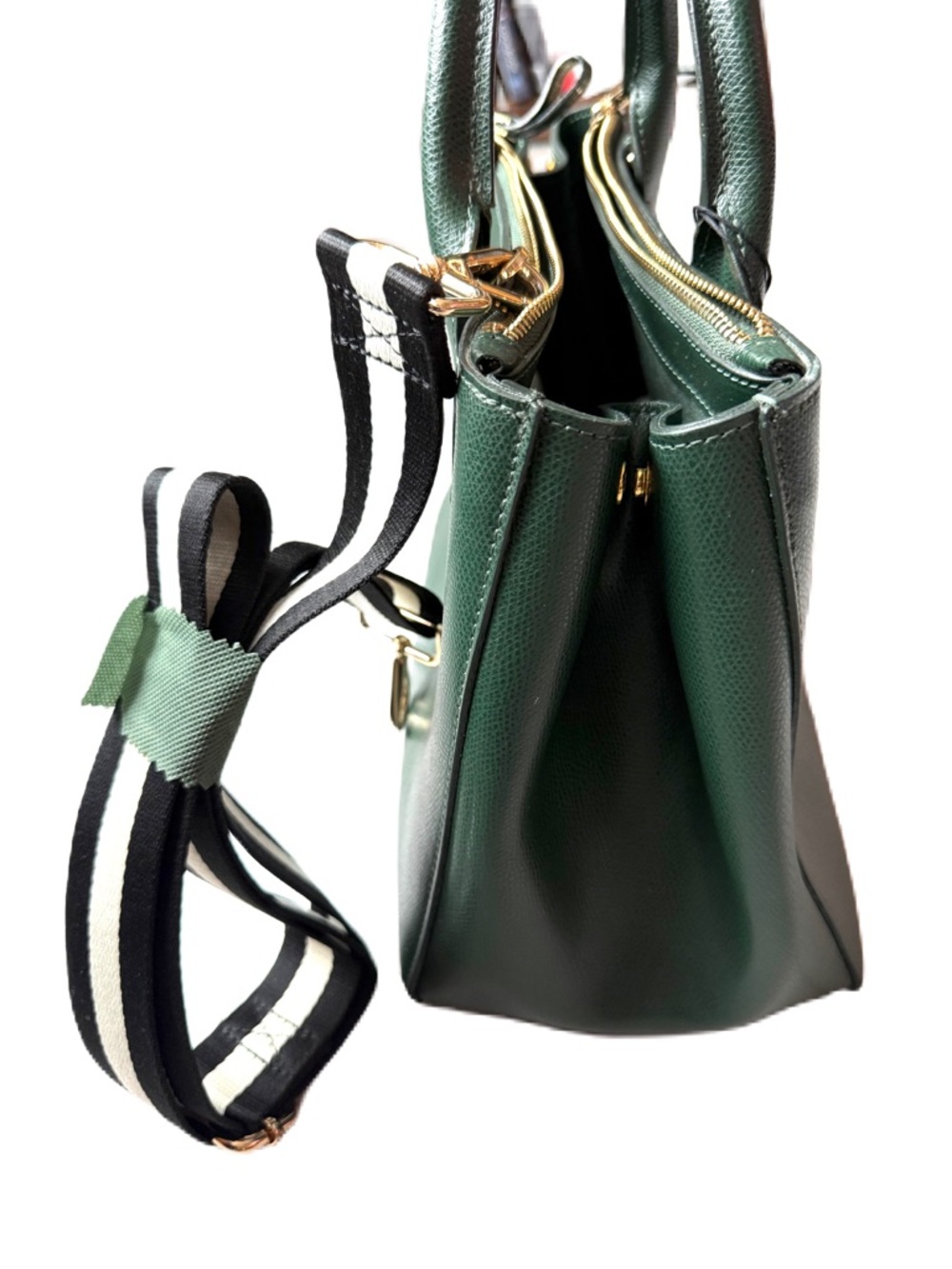 Teddy Blake Bella Vitello Italian Bag avocado dark green NWT - Picture 7 of 16